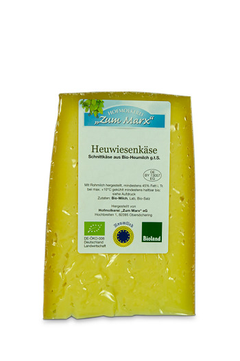 BIO Obersöcheringer Heuwiesenkäse in Scheiben mind. 45% Fett i.Tr. ca. 200g