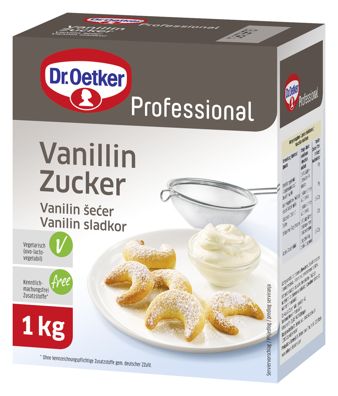 Vanillin Zucker 1000g