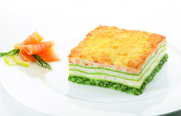 Lasagne Lachs 300g  1/1gastronorm 9000g