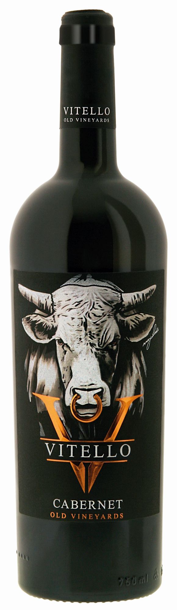 Vitello Cabernet Old Vineyards Puglia , 0,75Ltr