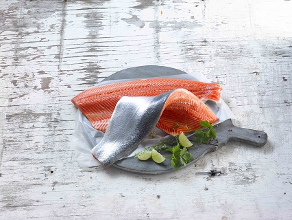 Fjordforellenfilet mit Haut 600-1400g