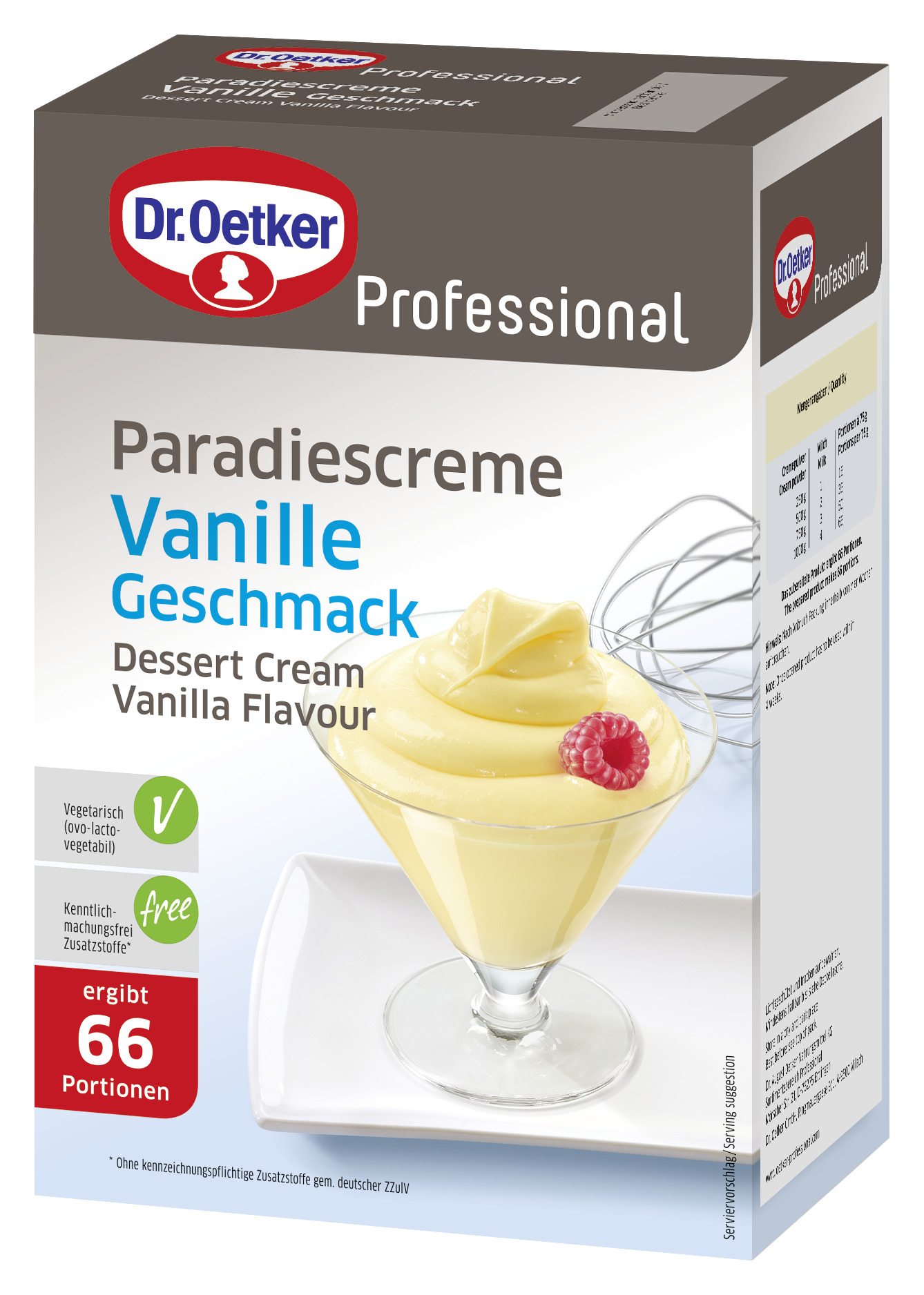 Dessertcreme Vanille 1000g