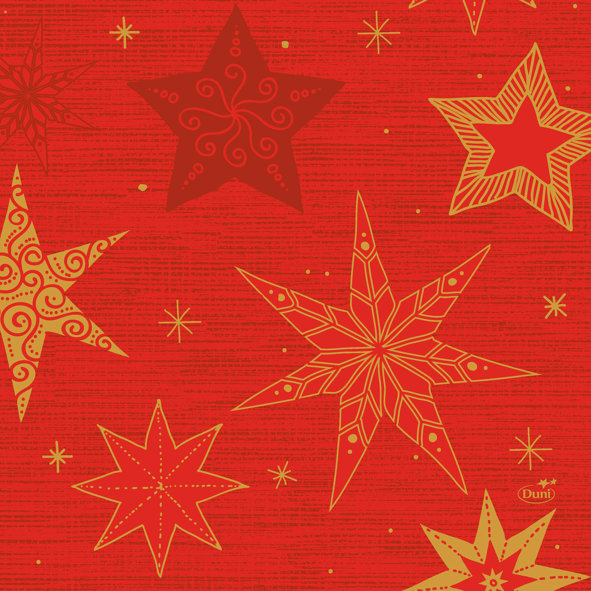 Tissue-Serviette Star Stories Red