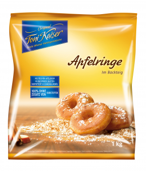 Apfelringe im Backteig ca. 35g