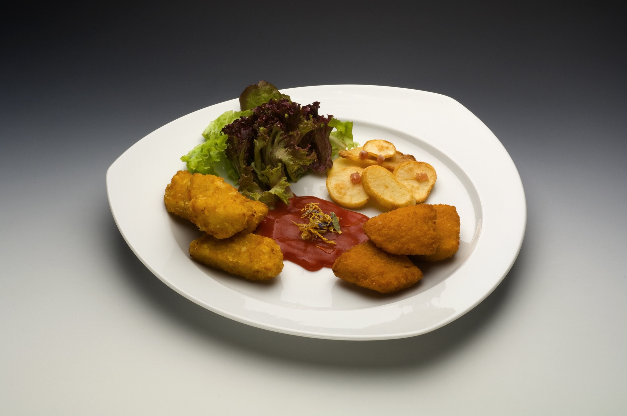 Chicken Crossies mit Cornflakes-Panade ca. 18-35g