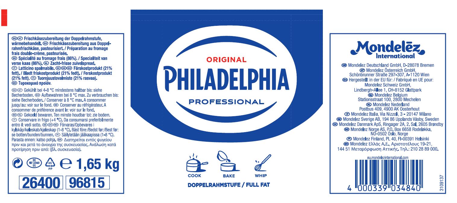 Philadelphia natur 1650g