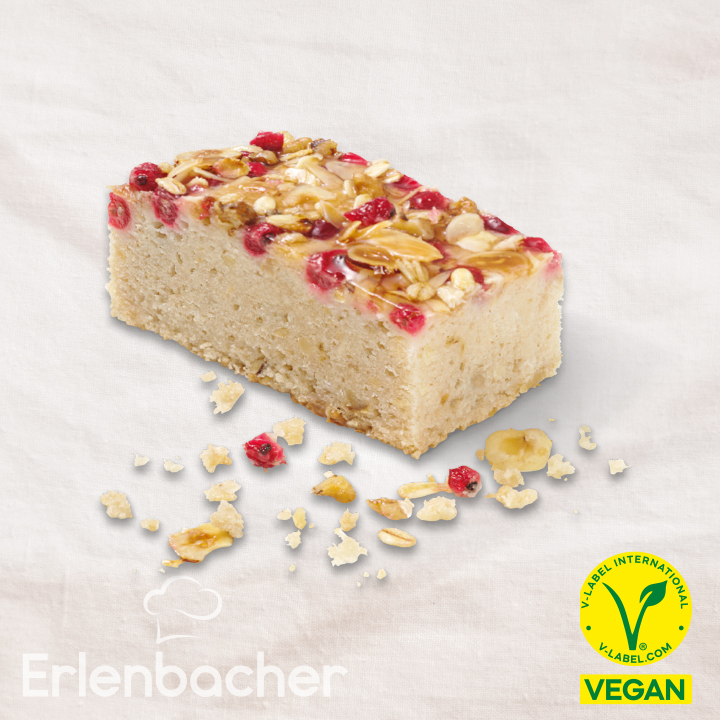 Banane-Johannisbeer-Schnitte vegan 1150g