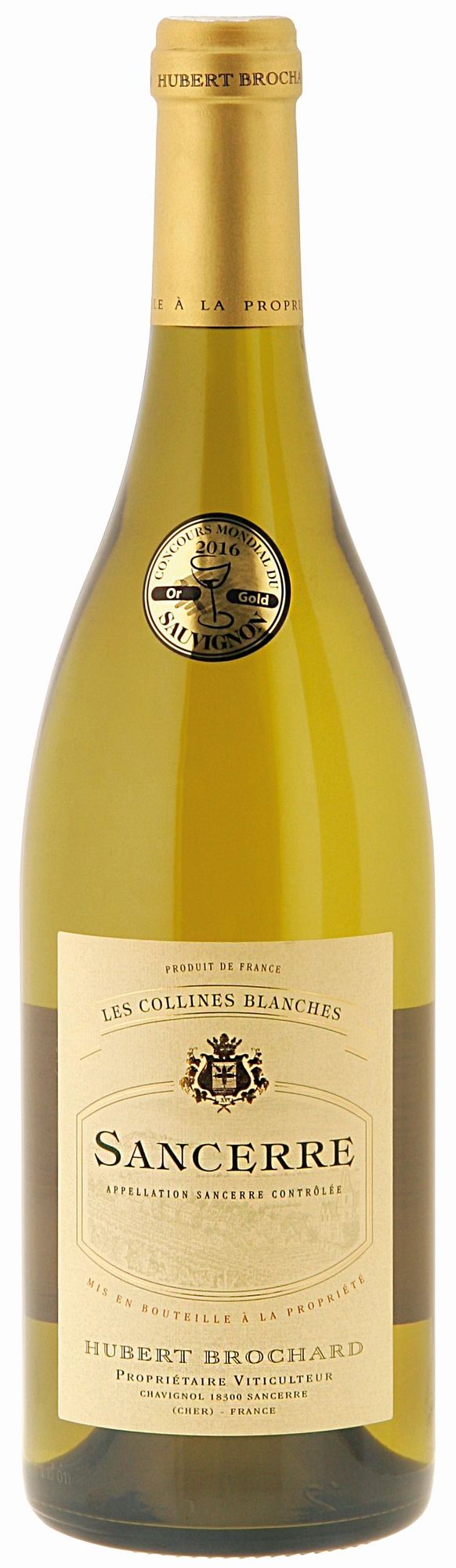 Hubert Brochard Sancerre Blanc Les Collines Blanches , 0,75Ltr