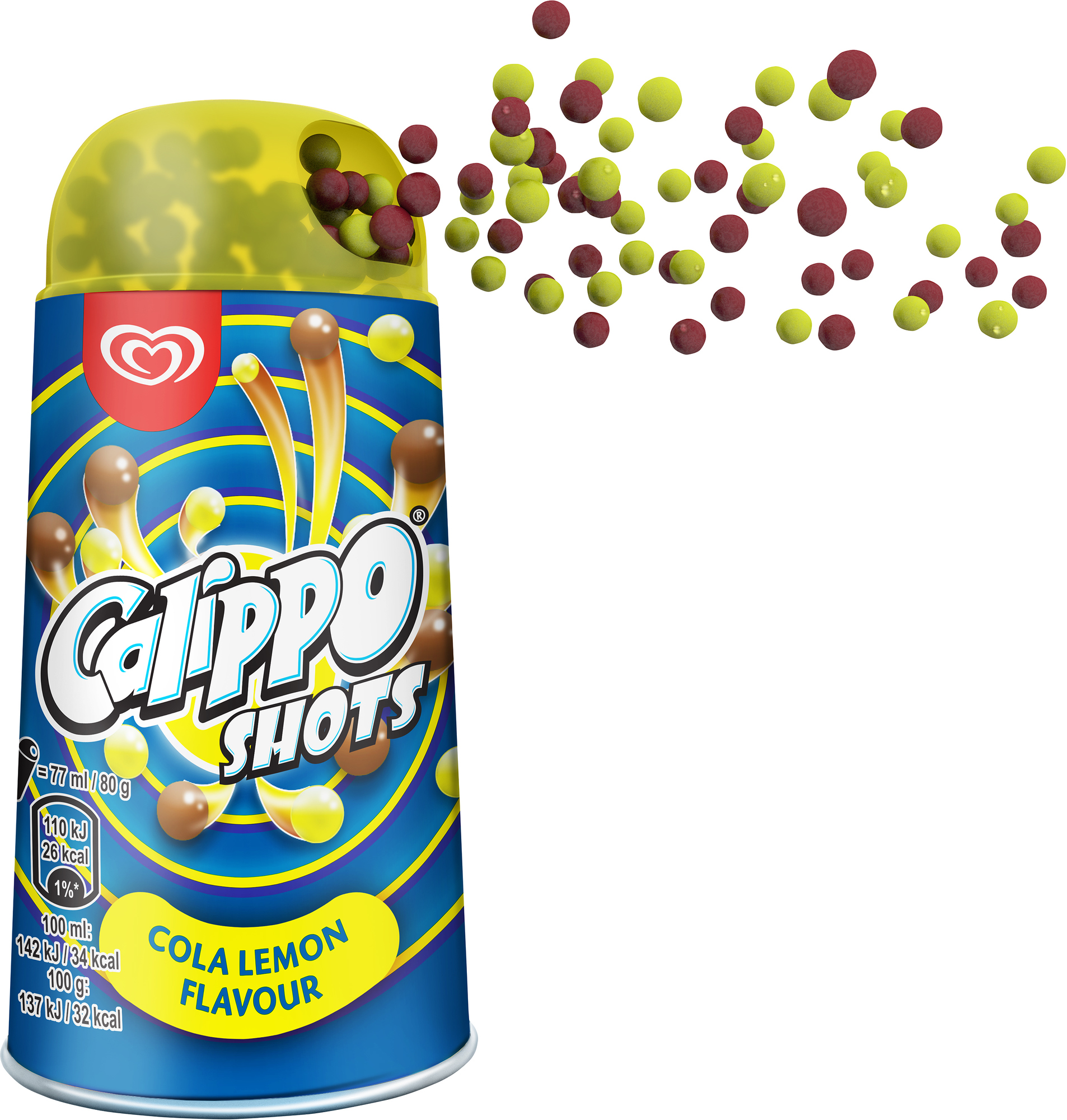 Calippo Shots Cola Lemon Eis 77ml | Karton | 755783.Karton