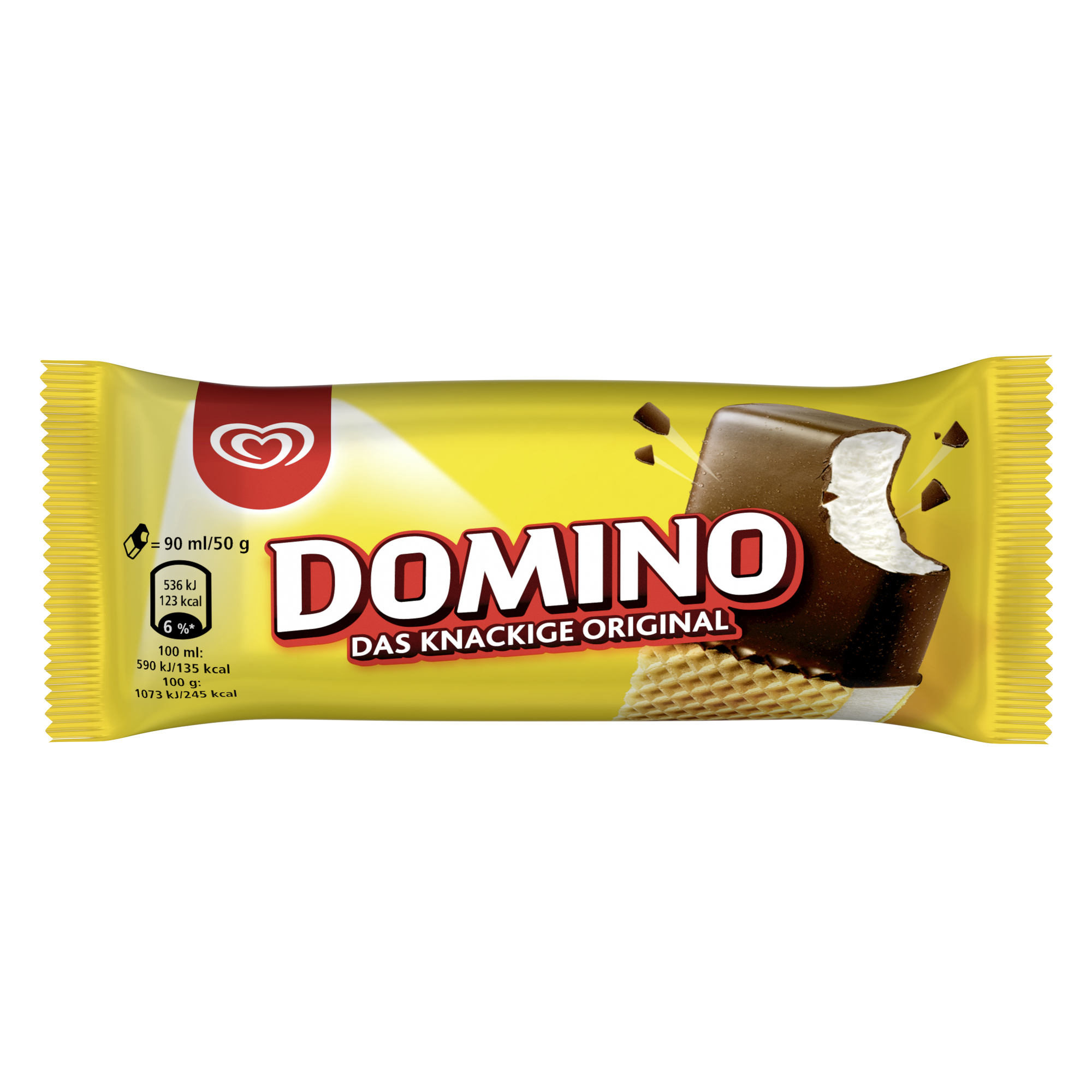 Domino Eis mit Vanillegeschmack 90ml