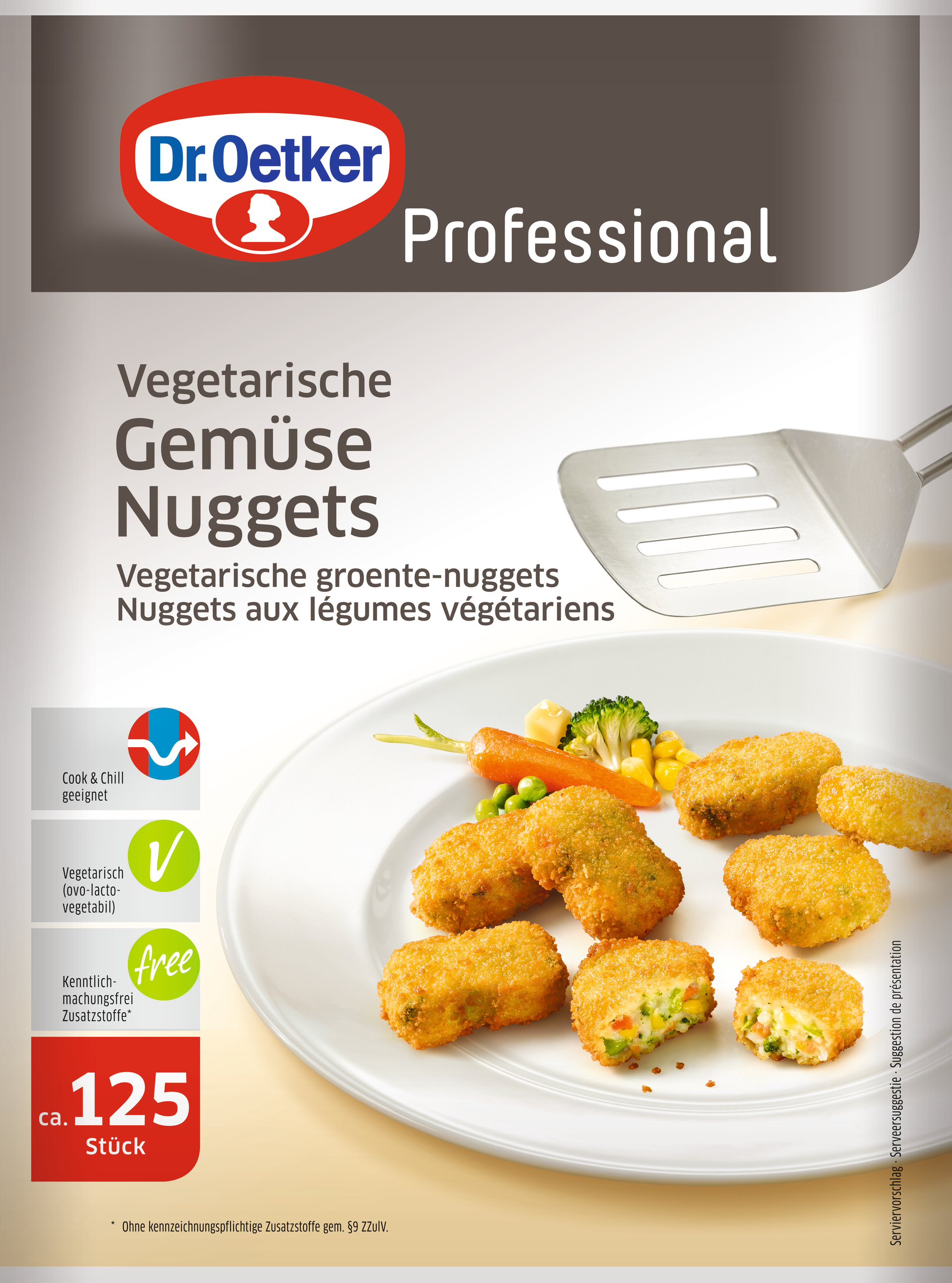 Vegetarische Gemüse-Nuggets 2500g