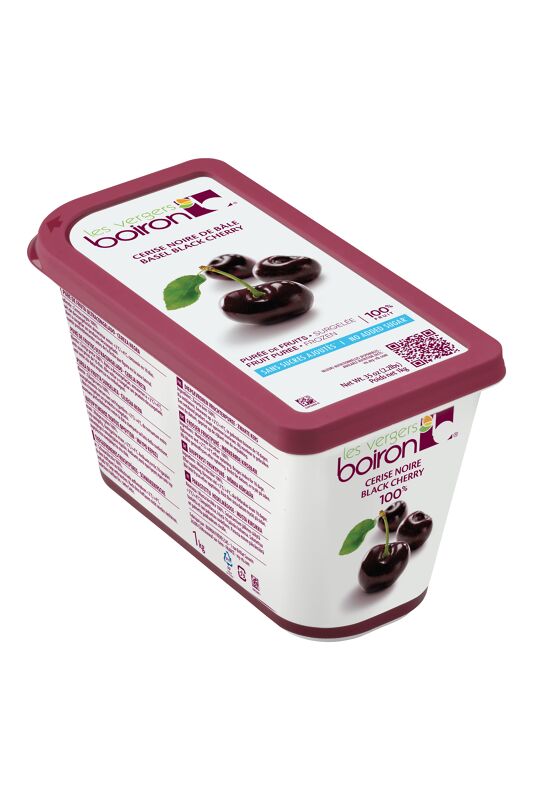 Fruchtpüree 100%: Bas.Schwarzkirsche 1000g