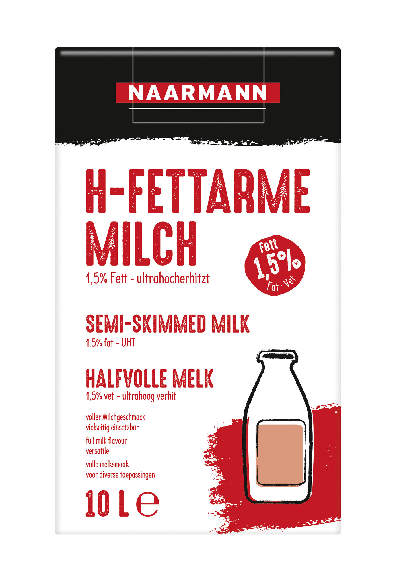 H-Milch 1,5 % Fett 10ltr