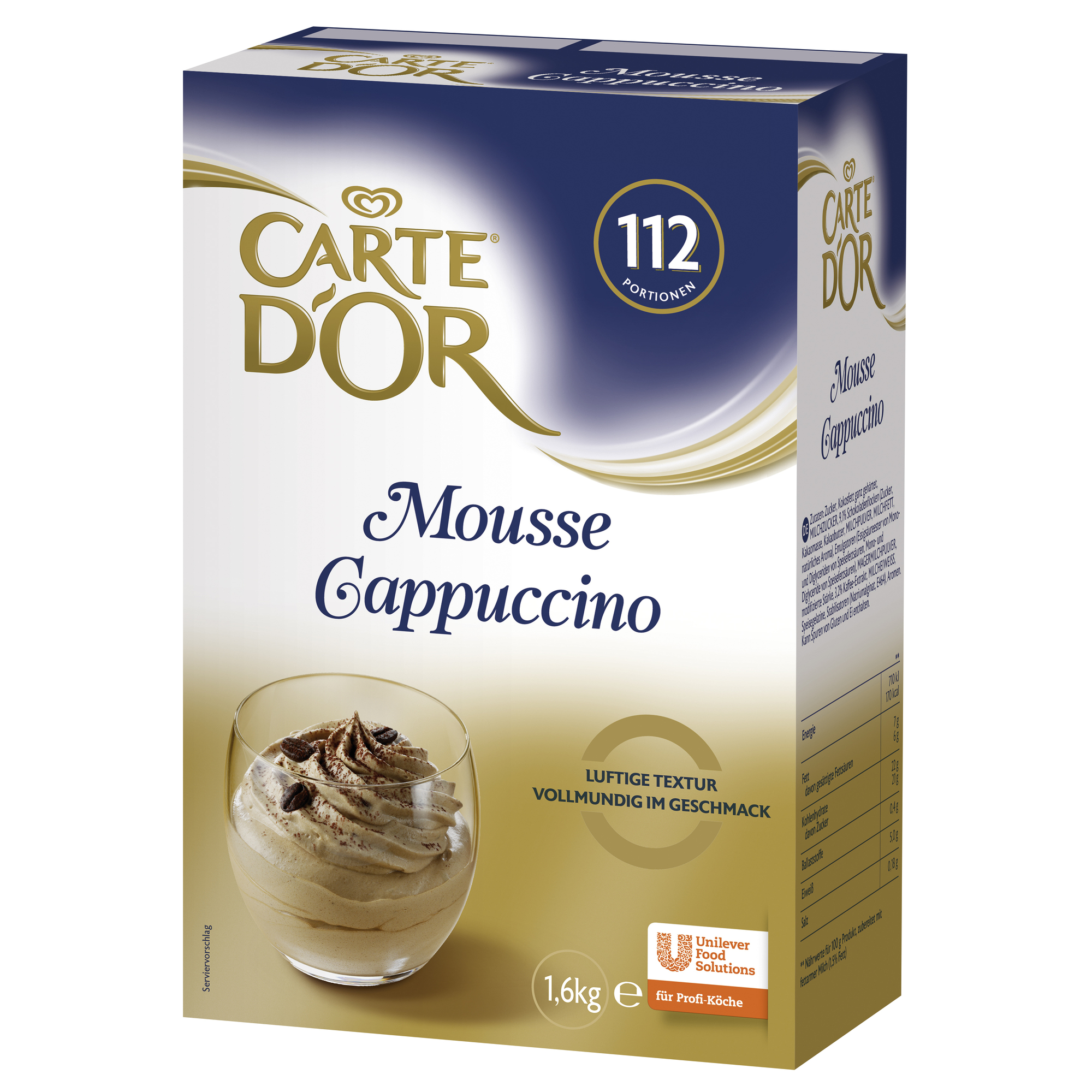 Mousse Cappuccino 1600g