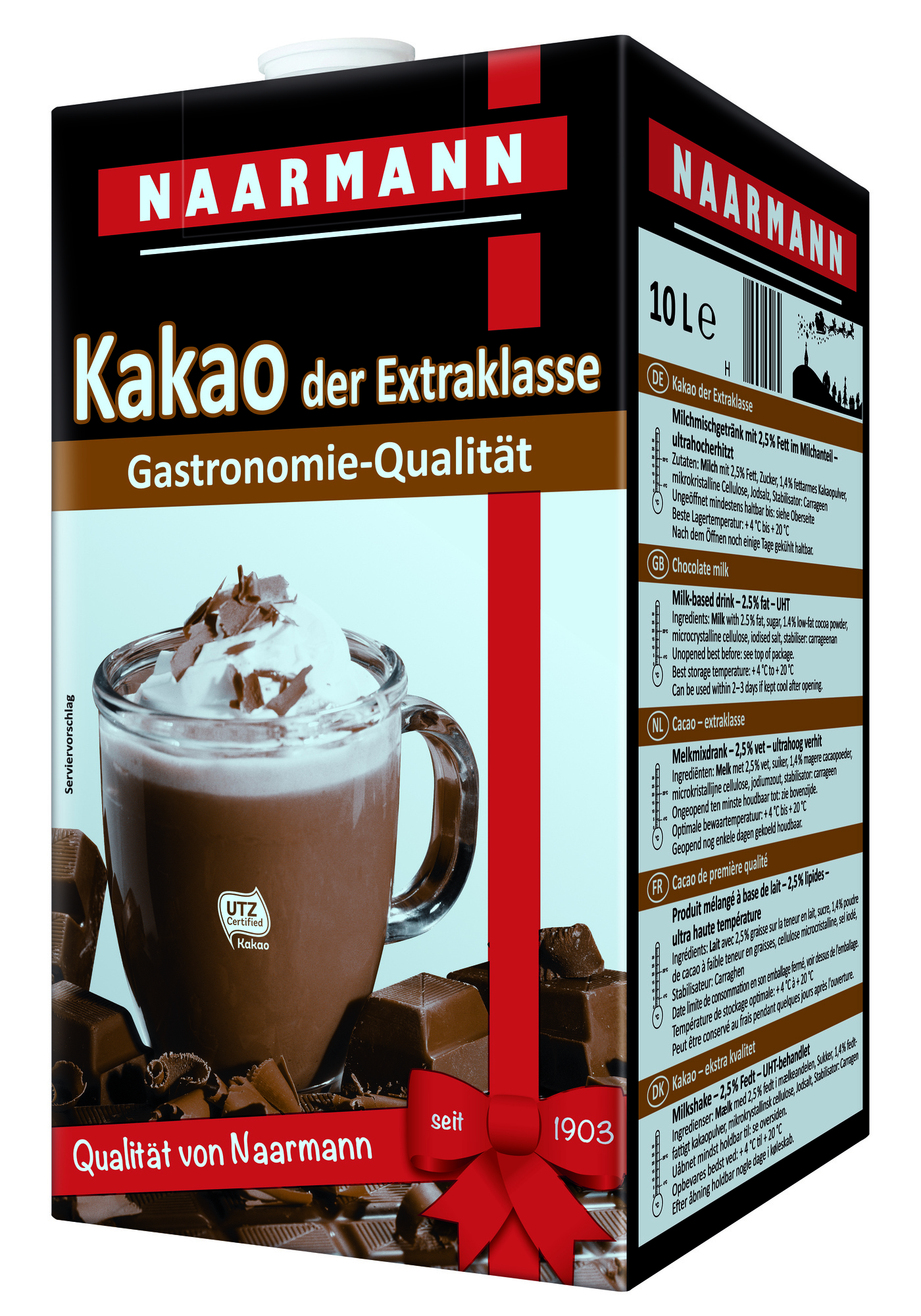 Kakao der Extraklasse 2,5% Fett 10ltr