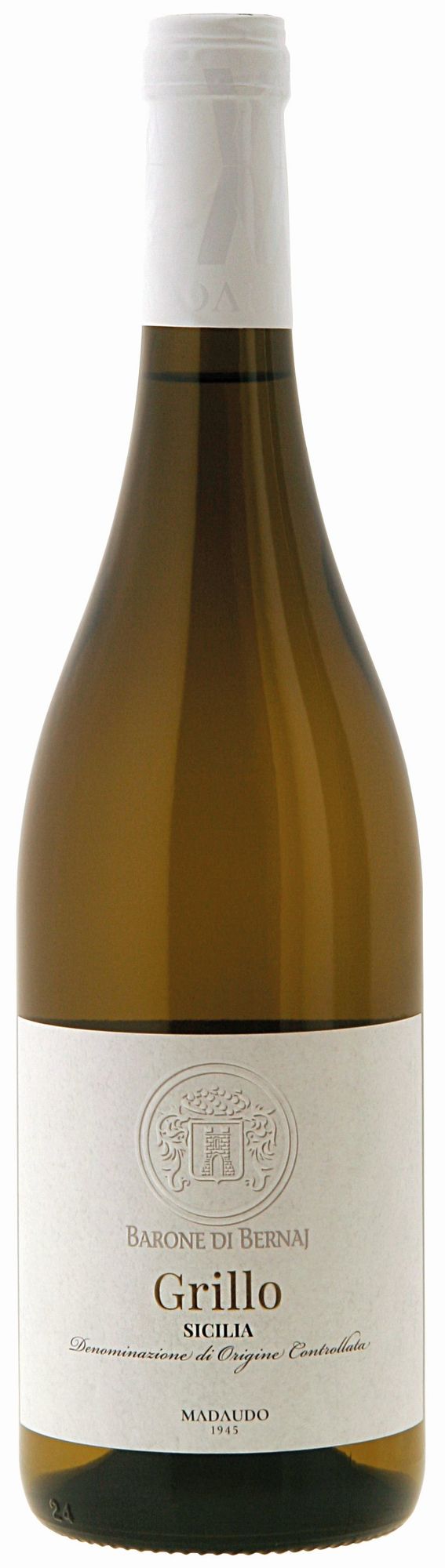 Cantine Madaudo Barone di Bernaj Premium Grillo Terre Siciliane, 0,75Ltr