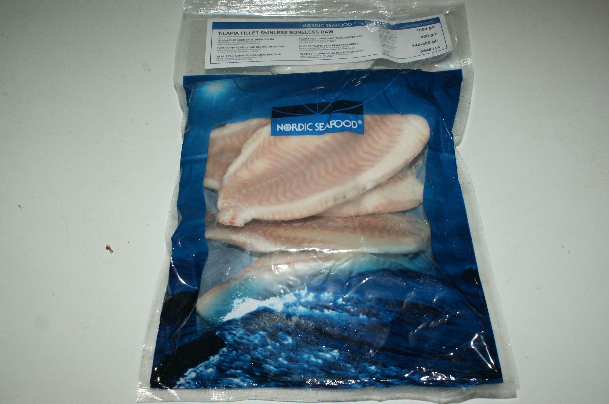 Tilapiafilet 140-200g