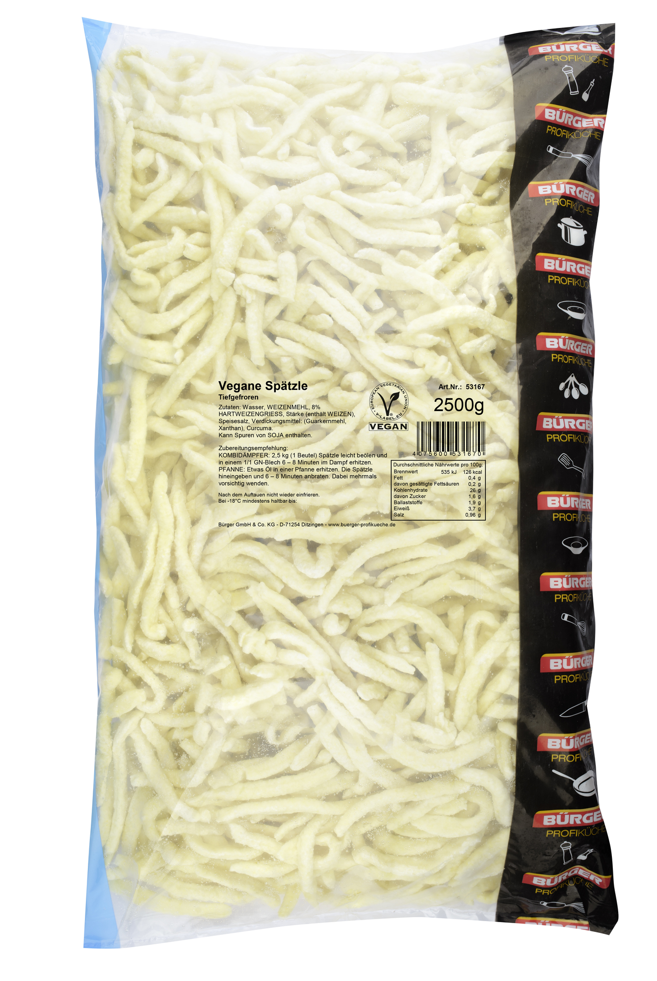 Vegane Spätzle 2500g