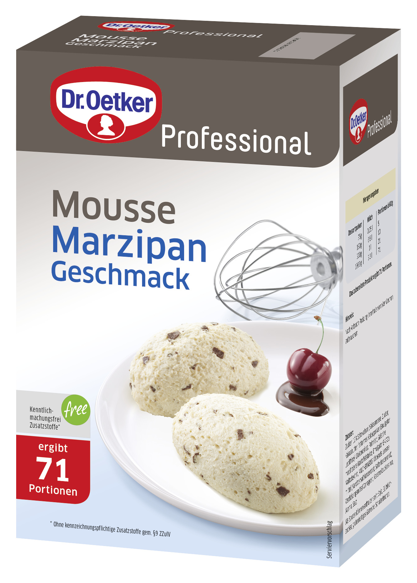 Mousse Marzipan-Geschmack 1000g