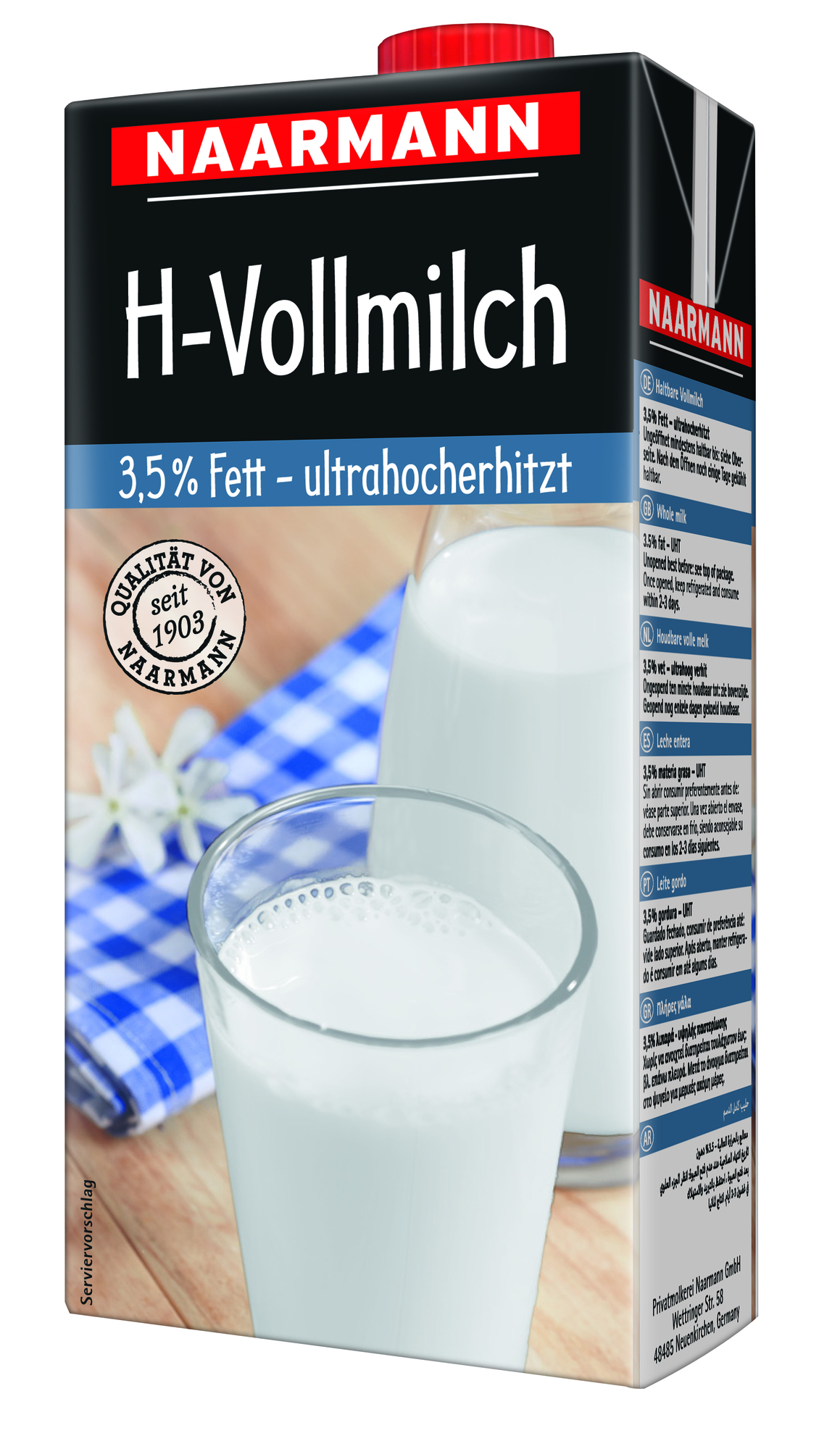 H-Milch 3,5% Fett 1000ml