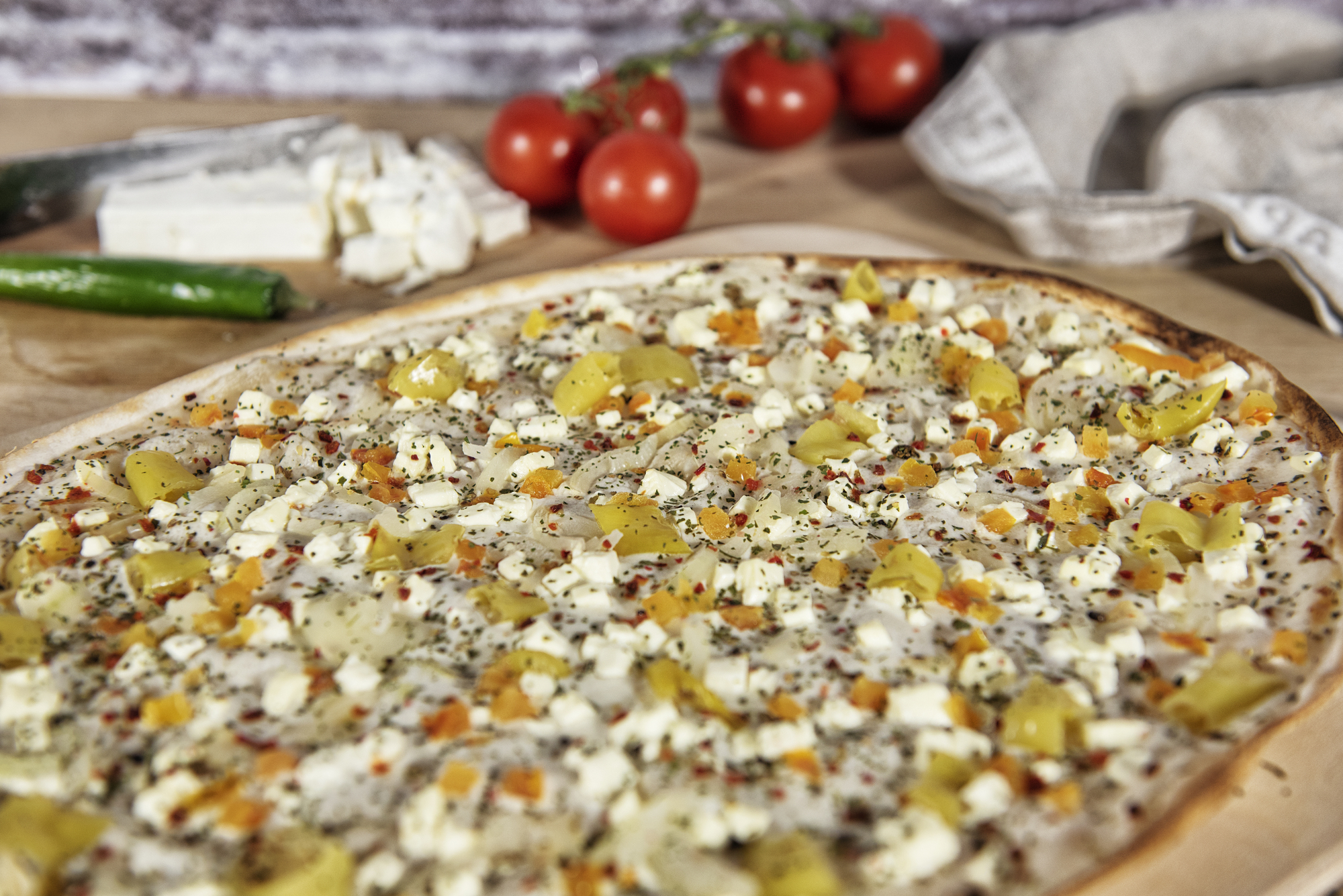 Flammkuchen Griechische Art 330g