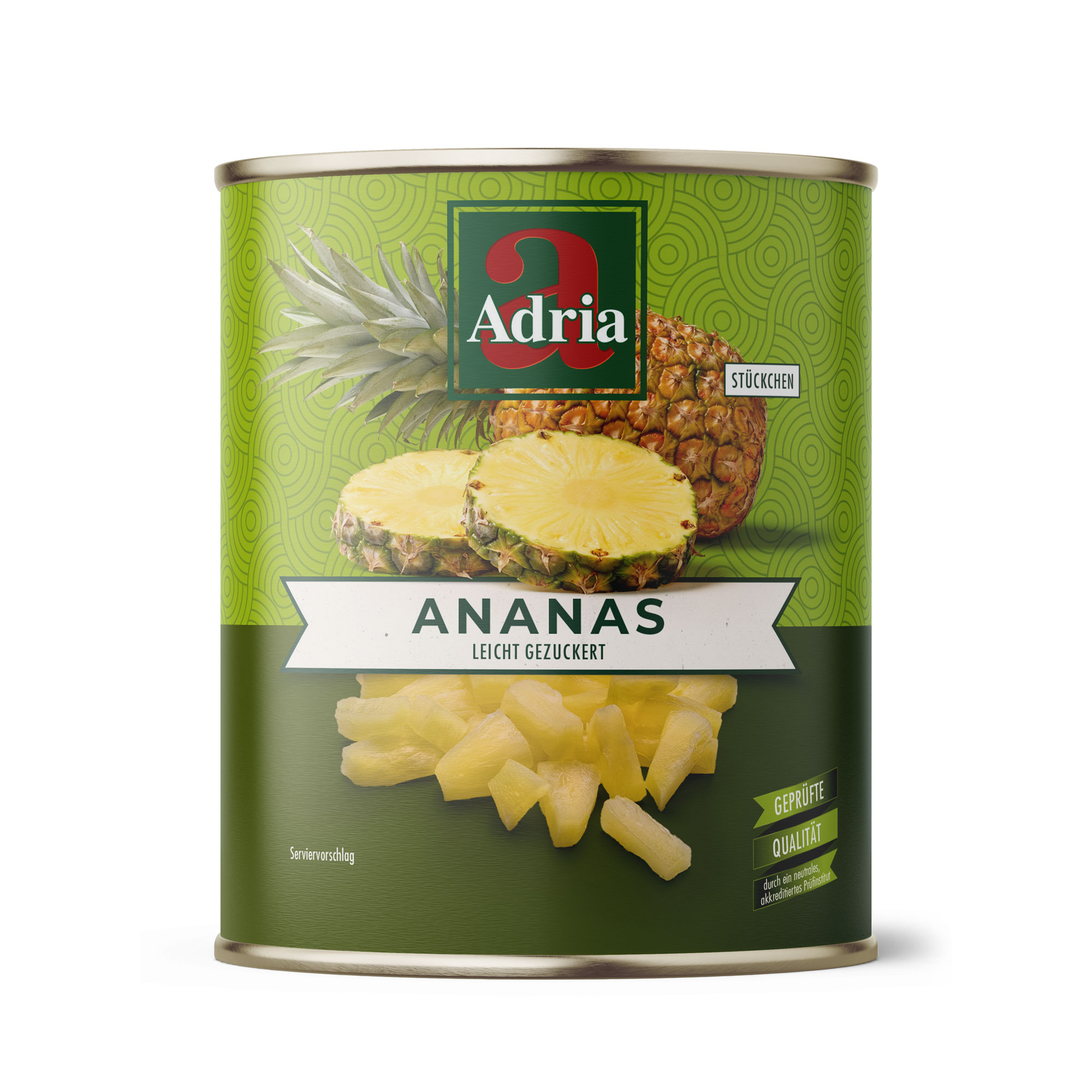 Ananas Stücke leicht gezuckert 850ml