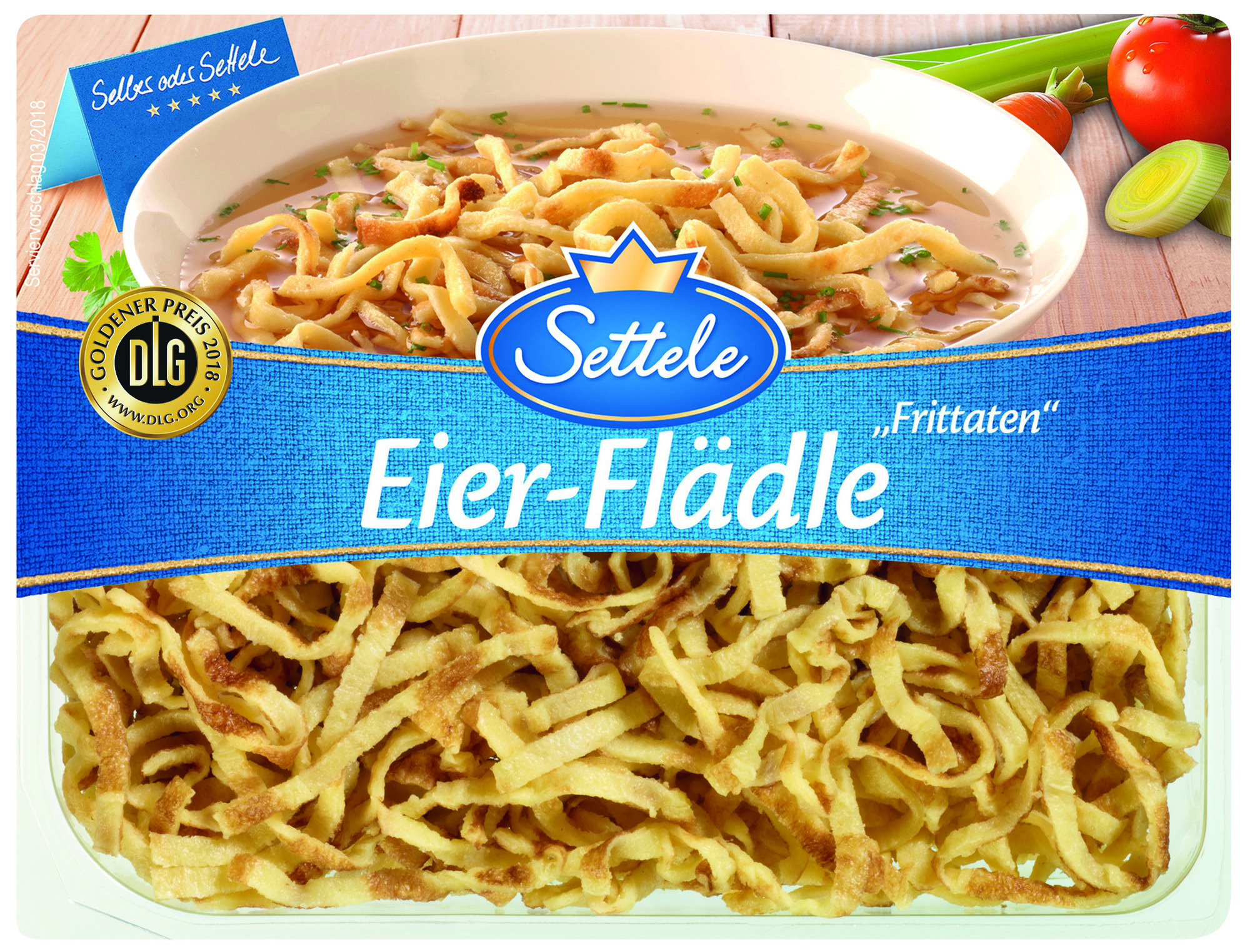 Eier-Flädle 1000g