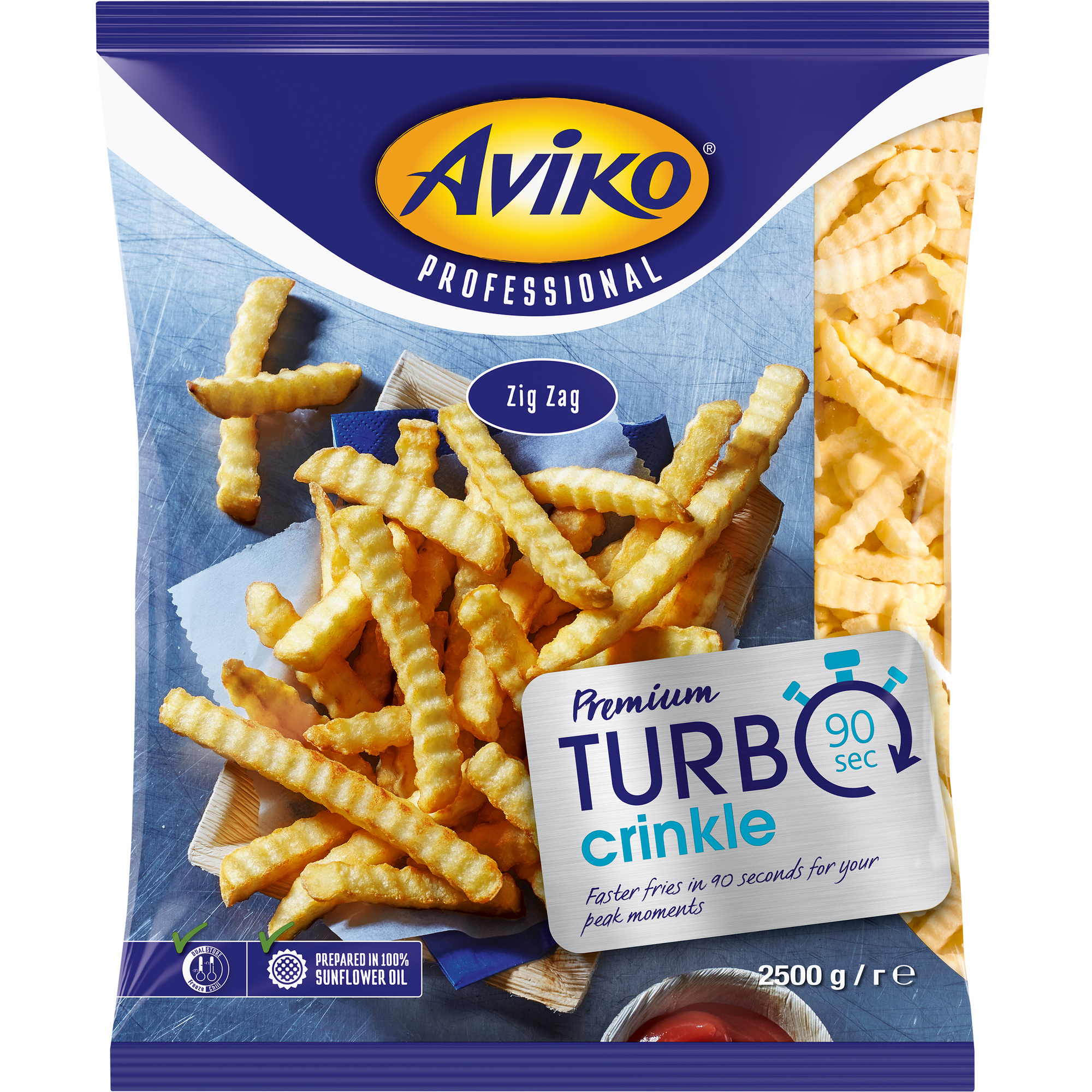 Zig Zag Fries Turbo plus 2500g