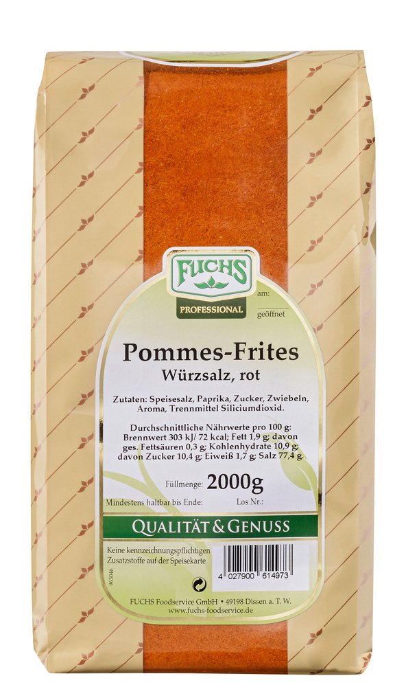 Pommes-Frites-Würzsalz 2000g
