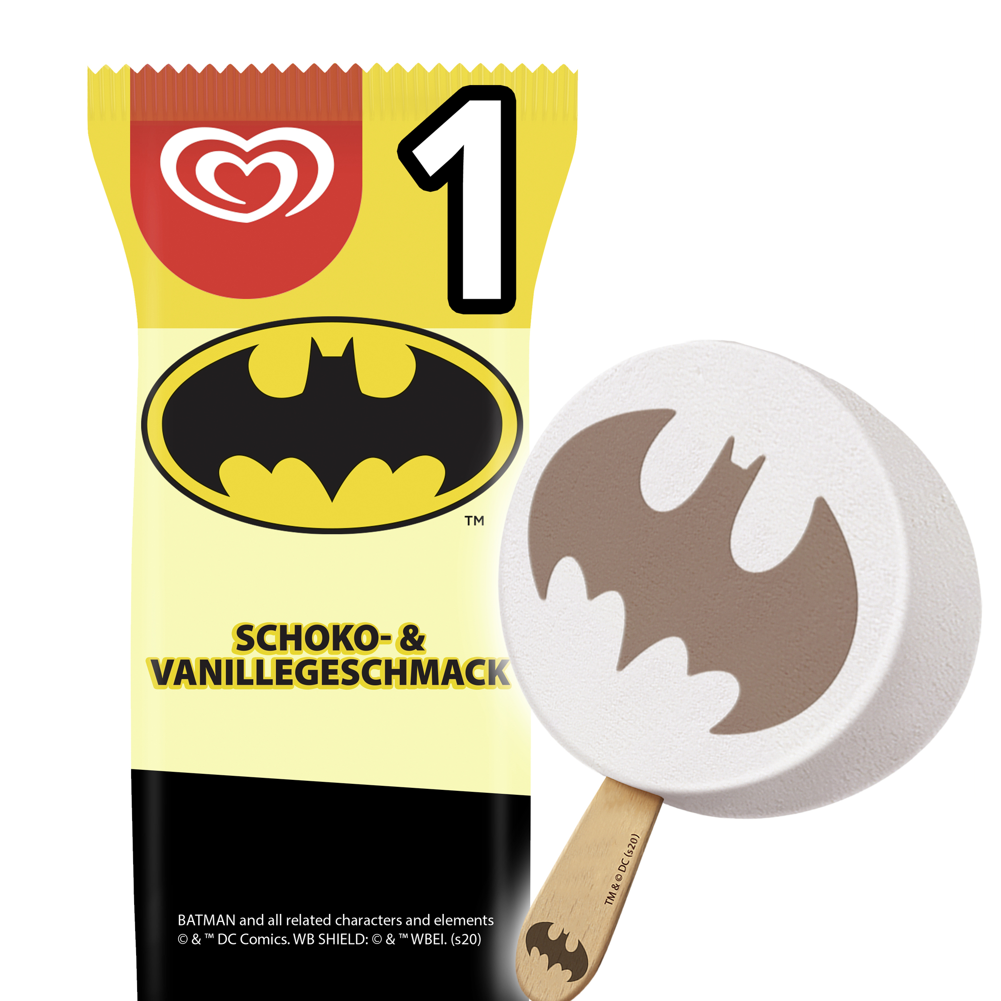 Batman Schoko Vanille Eis 80ml