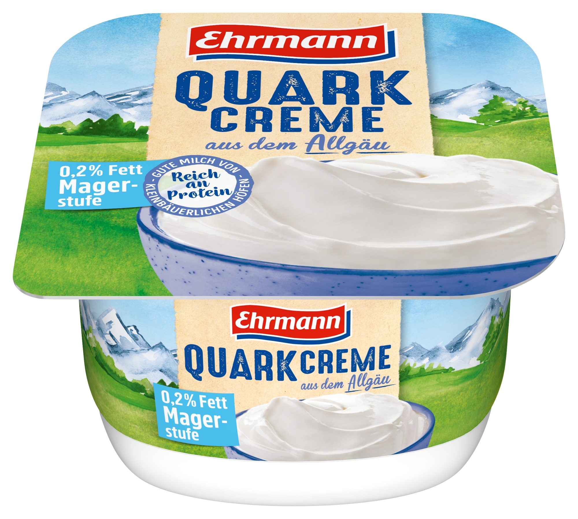 Allgäuer Quark Creme 0,2% Fett 250g