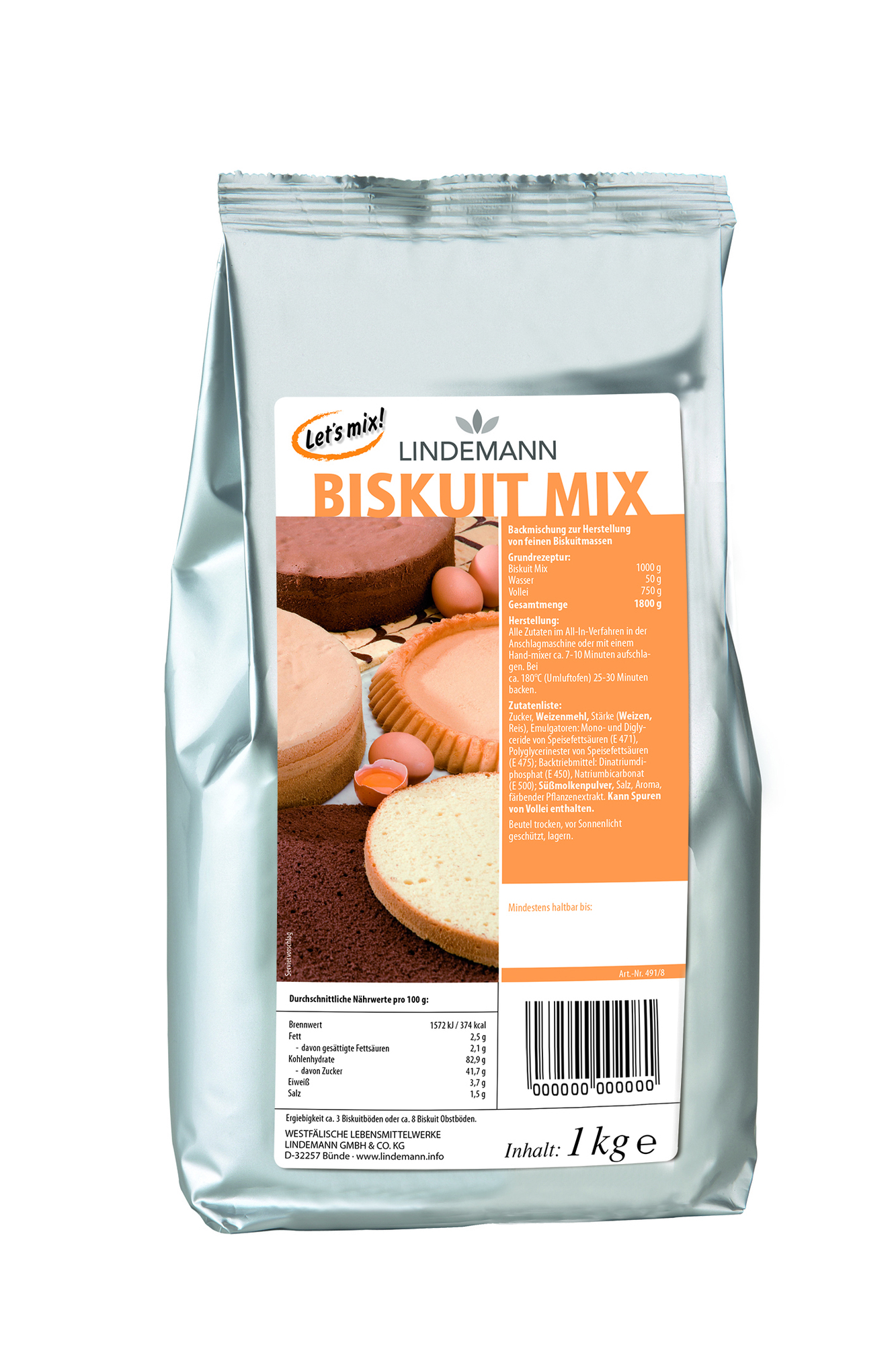 Let's mix! Biskuitmix 1000g