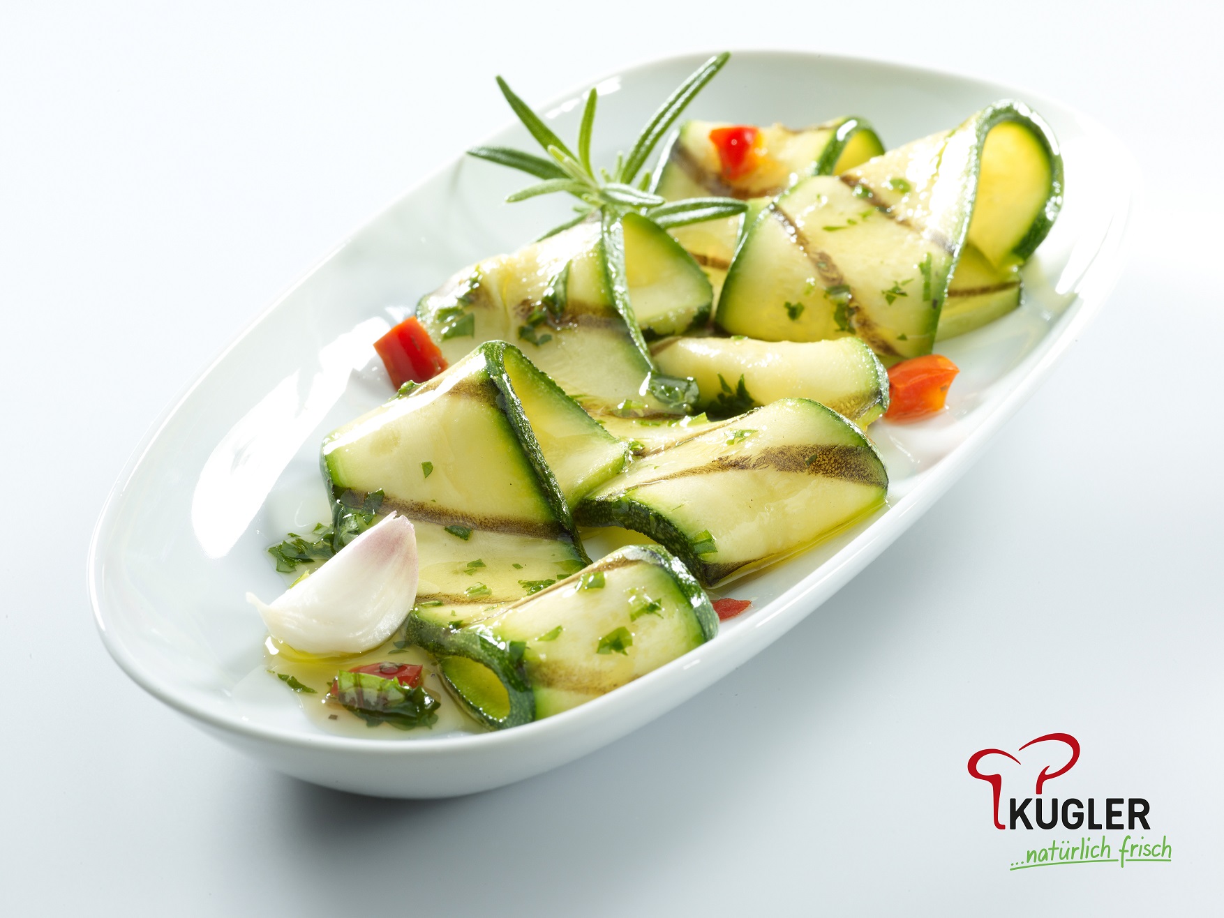 Gegrillte Zucchini 1400g