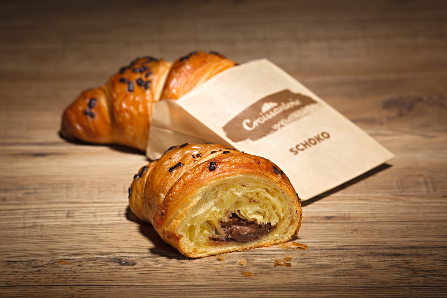 CROISSANTERIE Schoko-Buttercroissant 90g