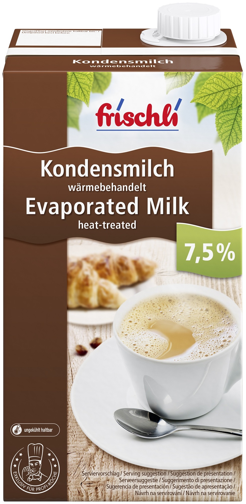 Kondensmilch 7,5% Fett 1000g