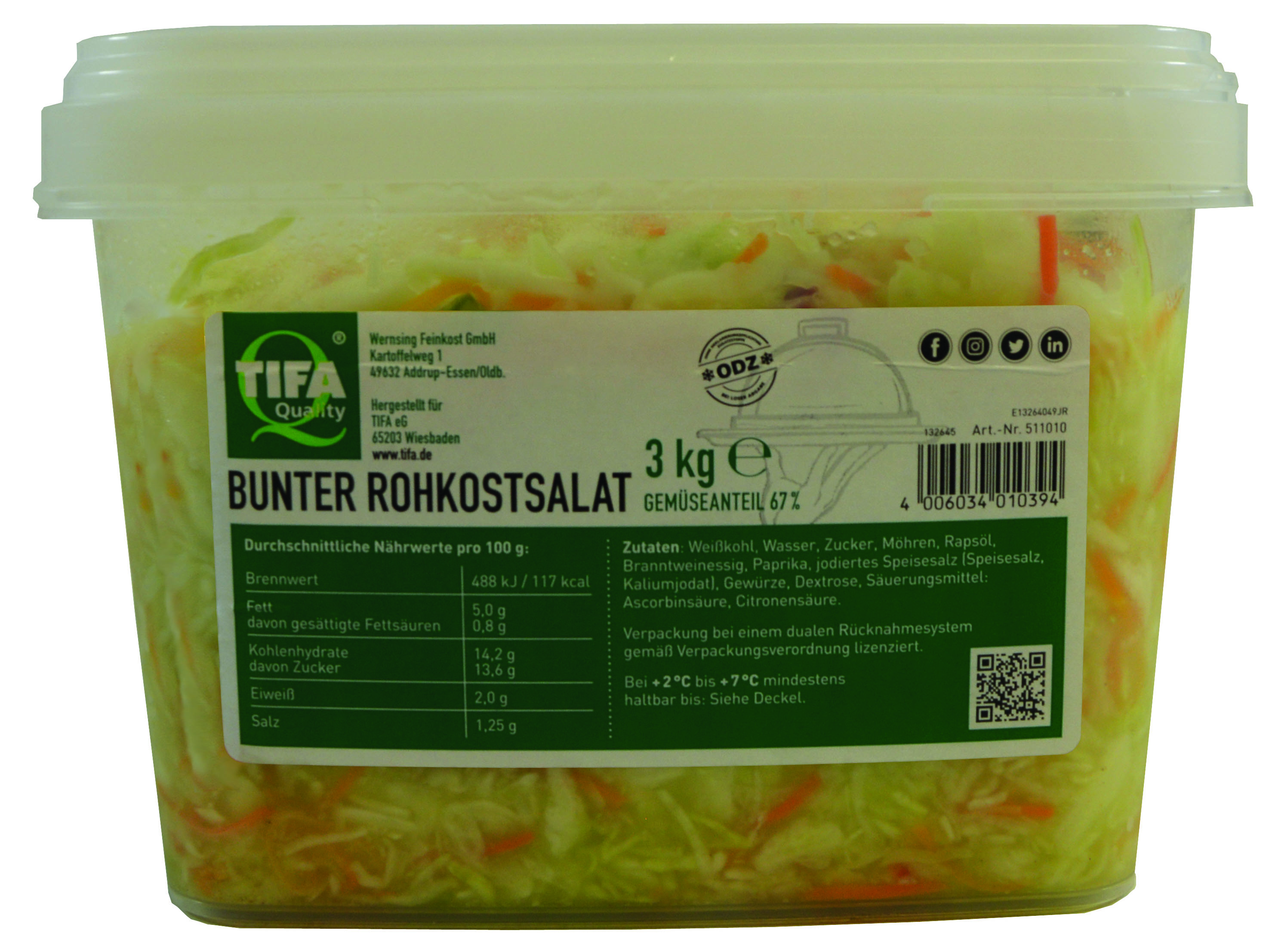 Bunter Rohkostsalat 3000g