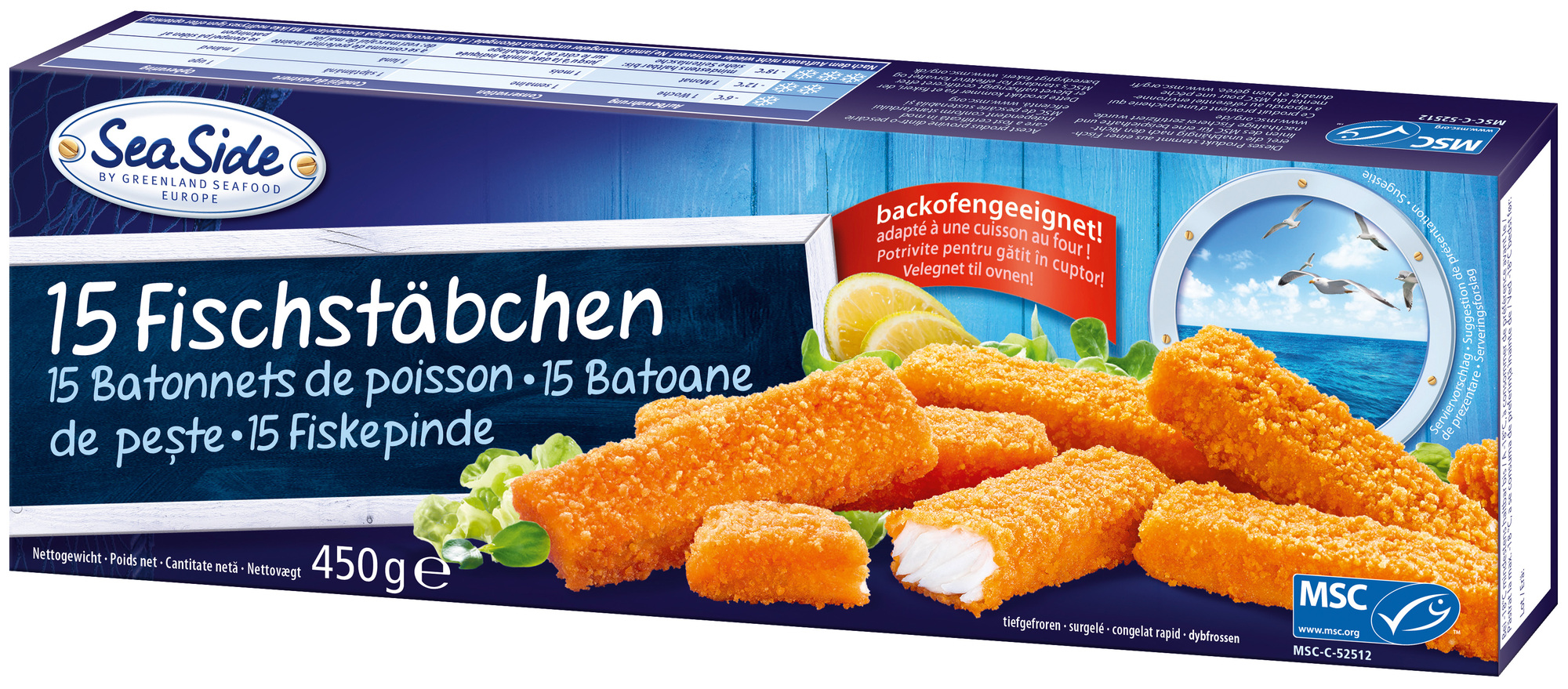 MSC Fischstäbchen 450g