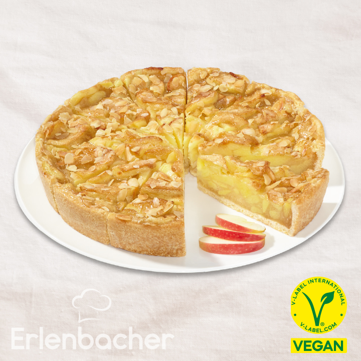 Feinster Apfelkuchen vegan vorgeschnitten 2250g