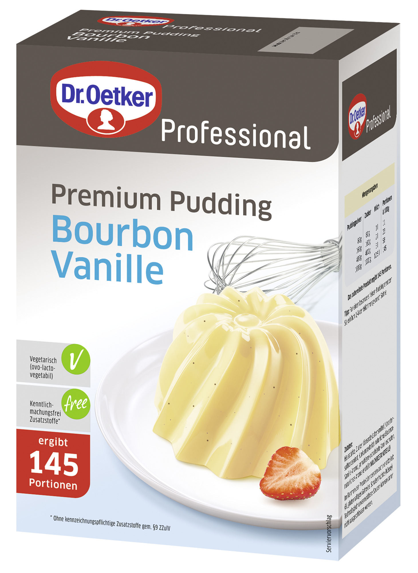 Premium Pudding Bourbon Vanille 1000g