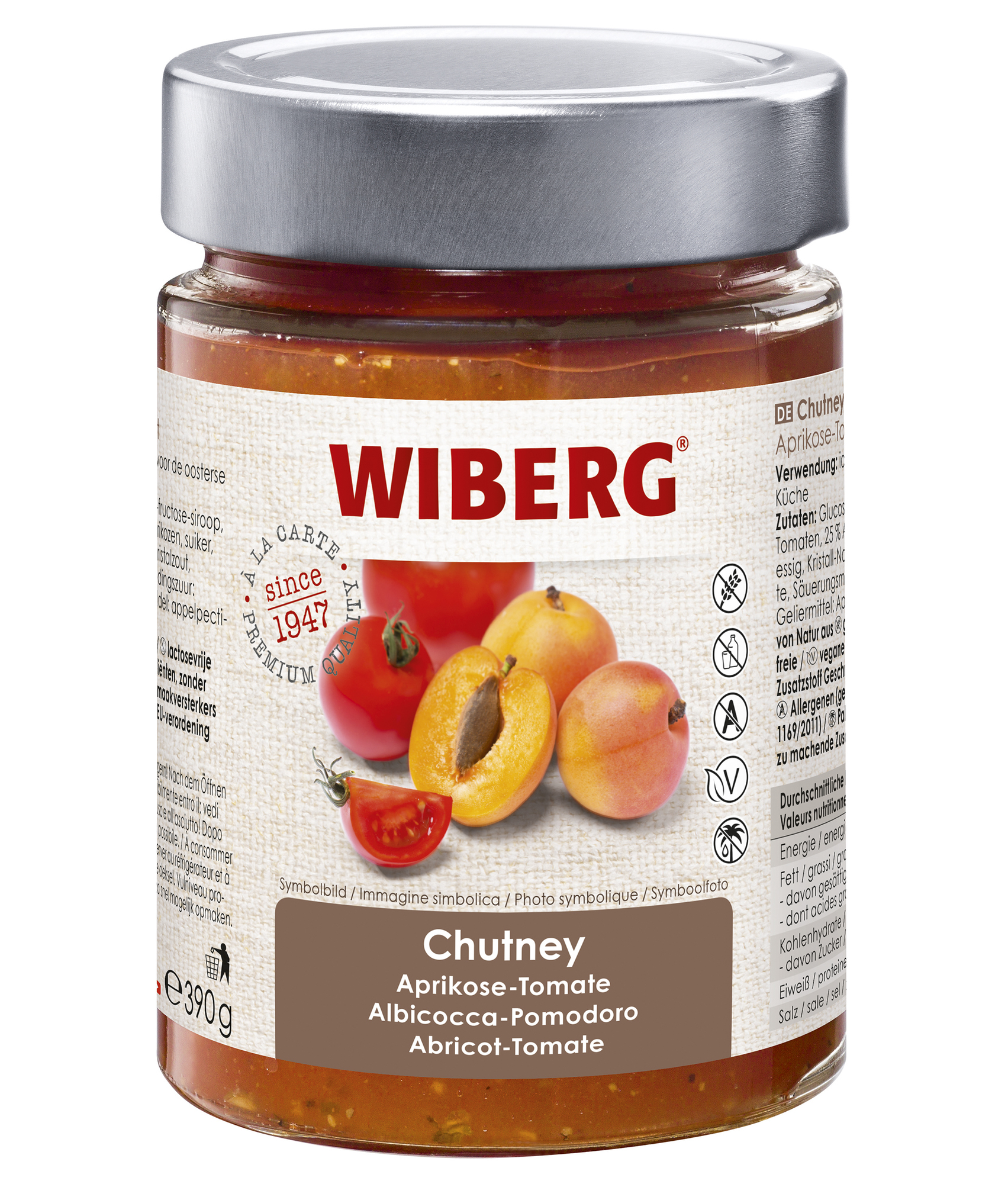 Chutney Aprikose-Tomate 390g