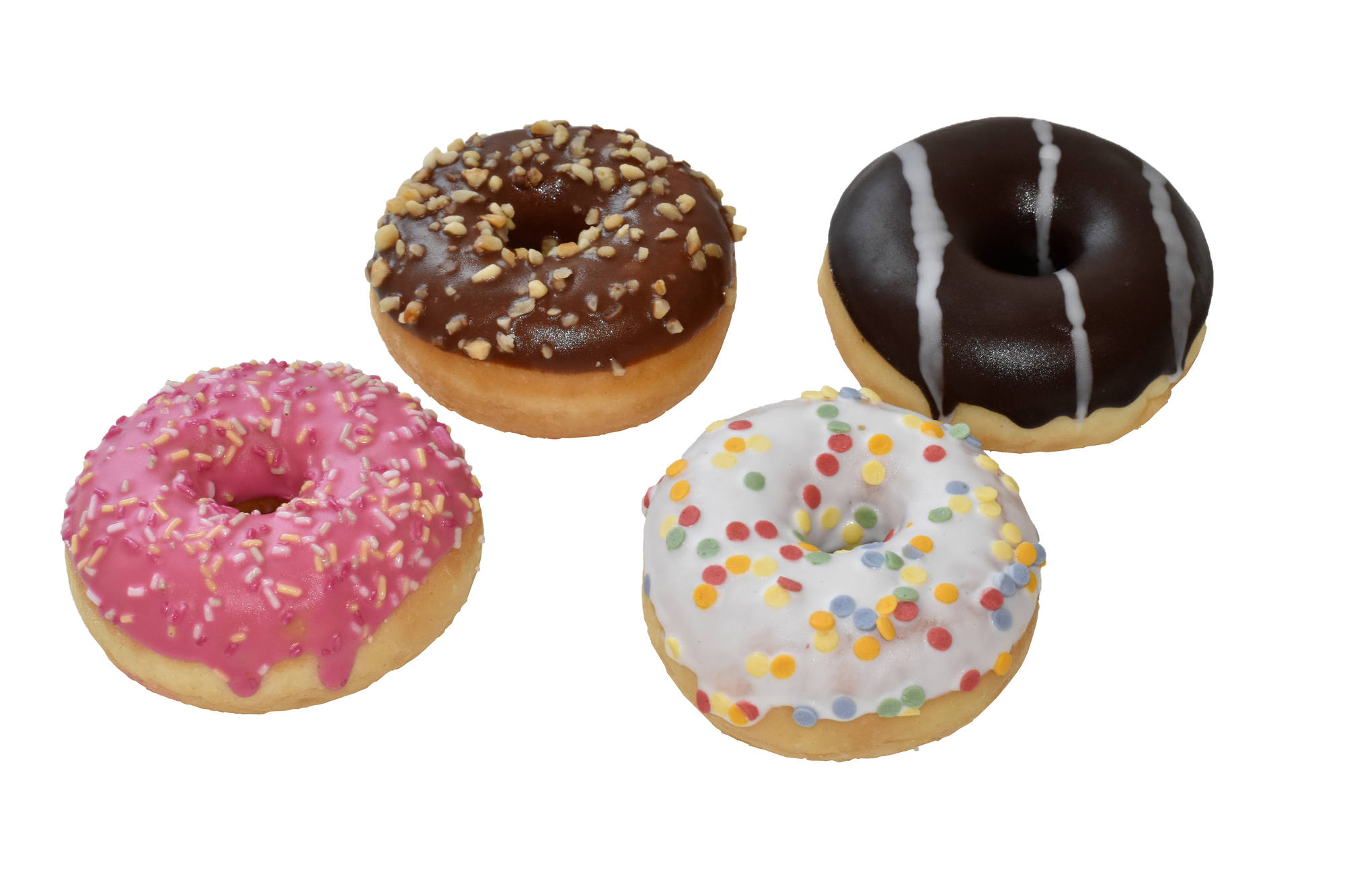 SG-Mini-Donut-Box ungefüllt, 4-fach 31g