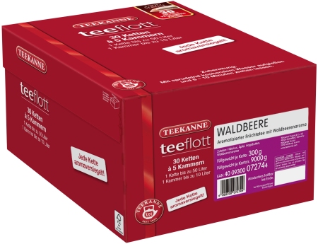 Teeflott Großfilterkette Waldbeere 300g