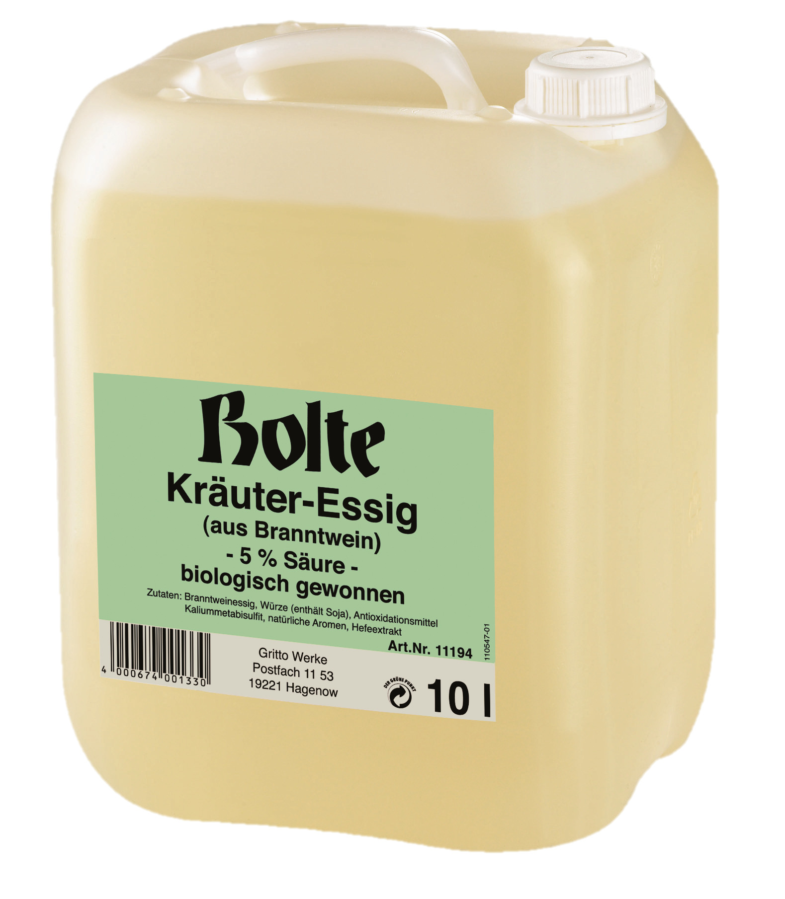 Kräuteressig 5 % 10ltr