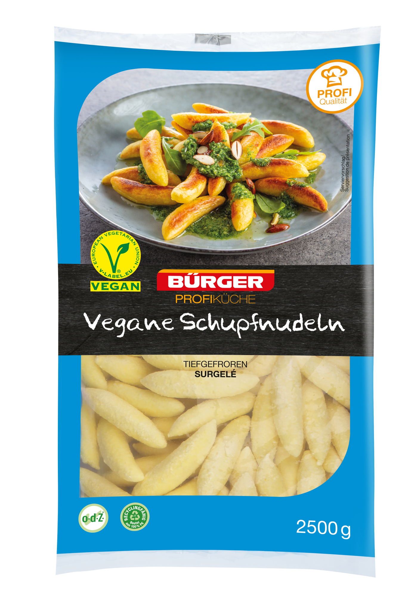 Vegane Schupfnudeln 2500g