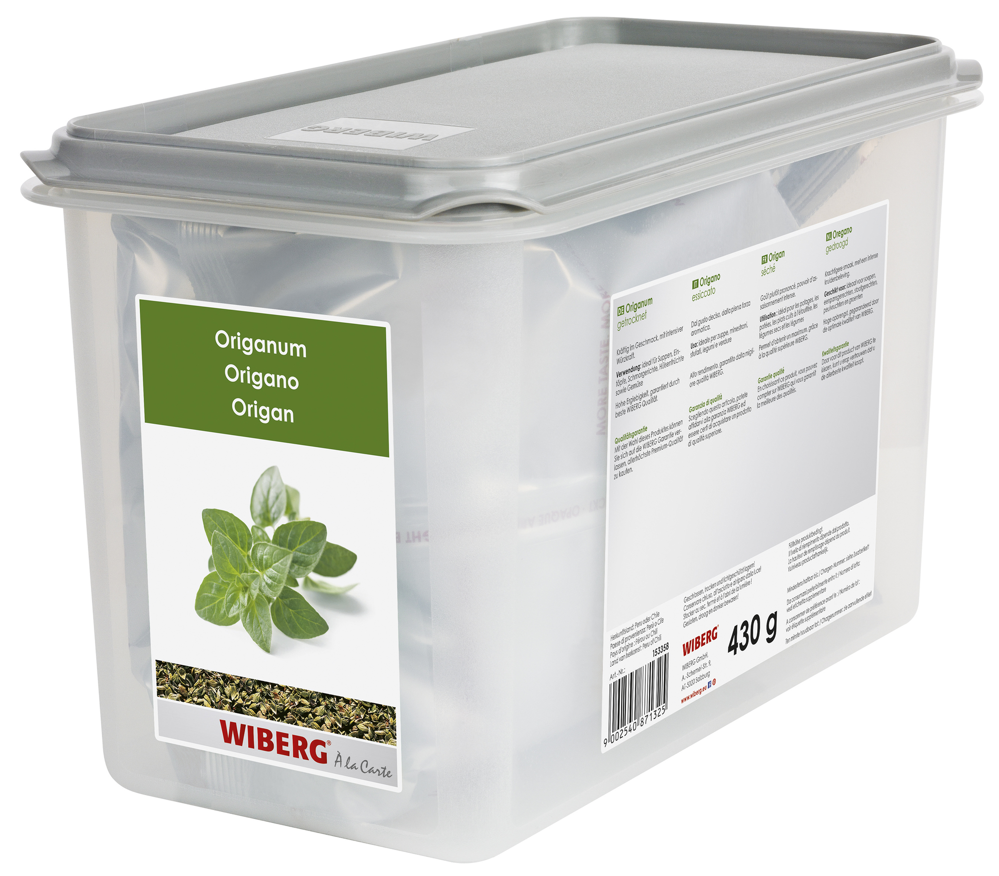 Origanum getrocknet 430g