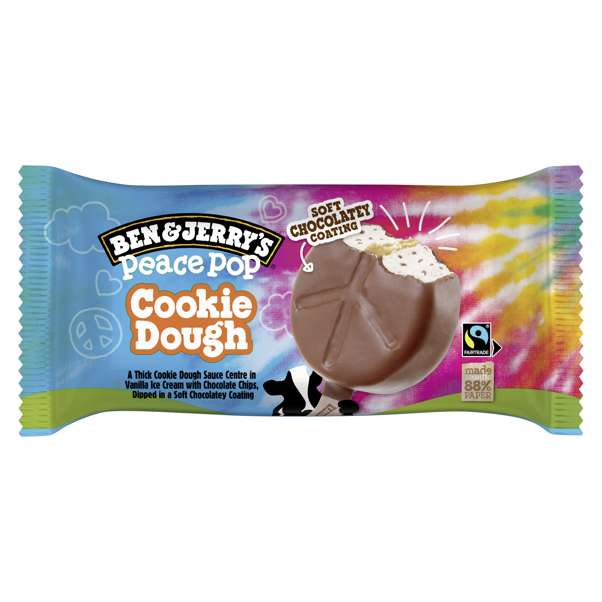 Cookie Dough Peace Pop Eis 80ml
