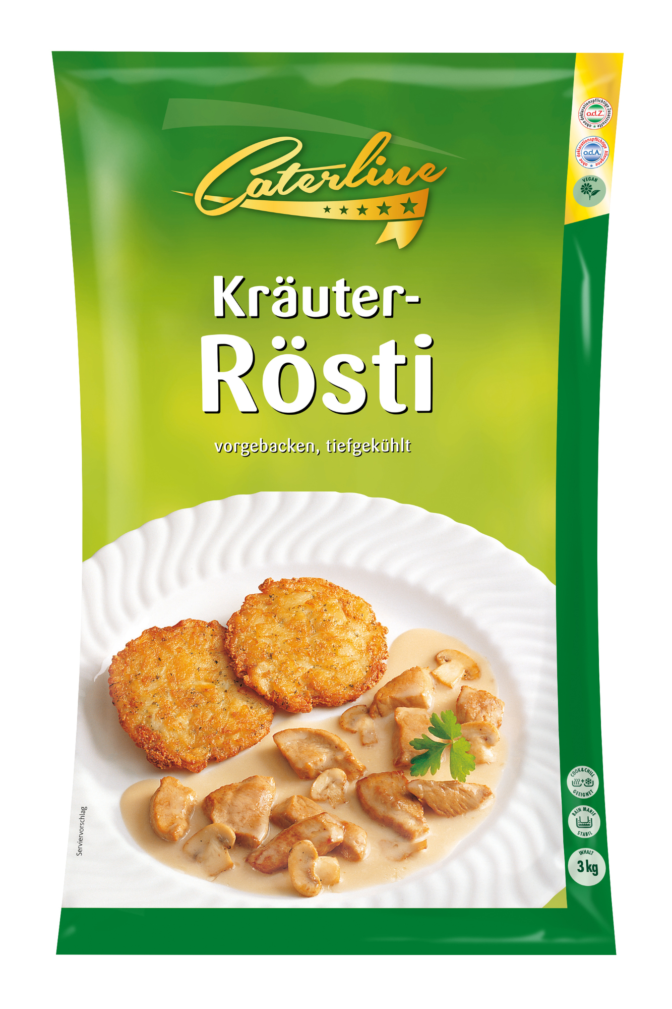 Kräuter-Rösti  50g, 3000g