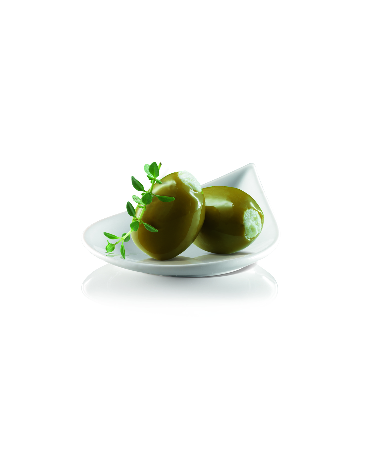 Grüne Oliven mit Knoblauch 1100g