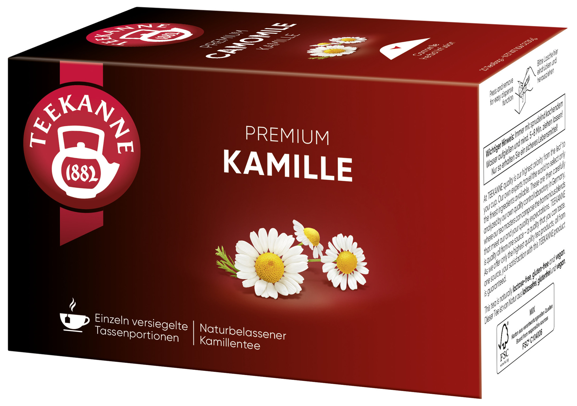 Tee Premium Kamille 20er