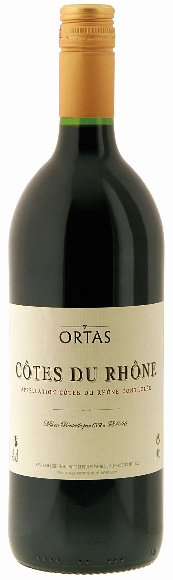 Cave de Rasteau Ortas Côtes du Rhône, 1Ltr